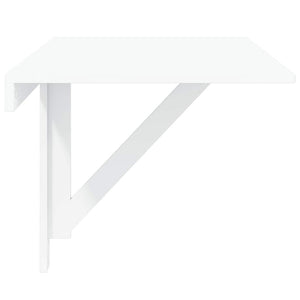 vidaXL Wall-Mounted Folding Table White 100x60 cm