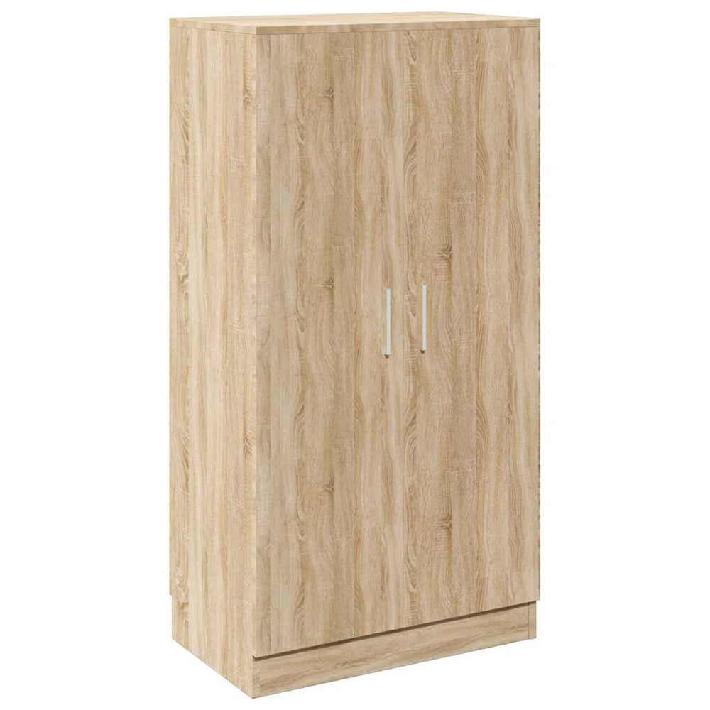 vidaXL Shoe Cabinet with 7 Compartments Oak Look