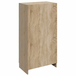 vidaXL Shoe Cabinet with 7 Compartments Oak Look