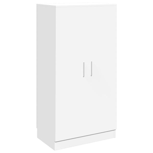 vidaXL Shoe Cabinet with 7 Compartments White