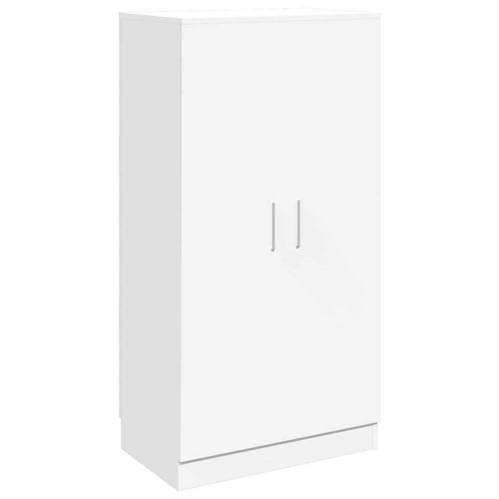 vidaXL Shoe Cabinet with 7 Compartments White