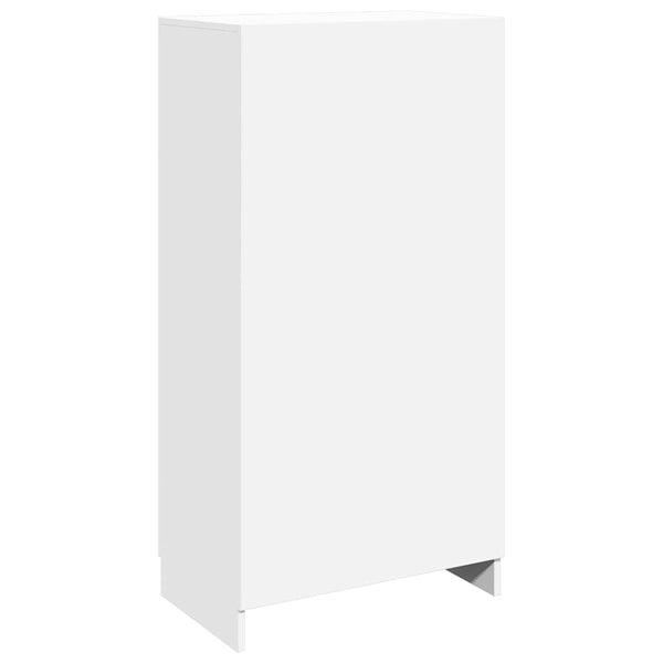 vidaXL Shoe Cabinet with 7 Compartments White