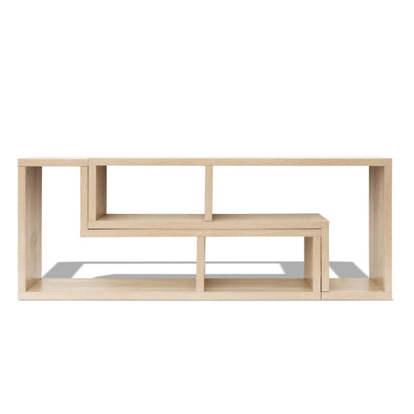 vidaXL Double L-Shaped TV Cabinet Oak