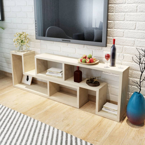 vidaXL Double L-Shaped TV Cabinet Oak
