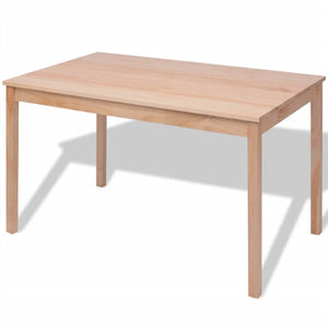vidaXL Seven-Piece Dining Set Pine Wood