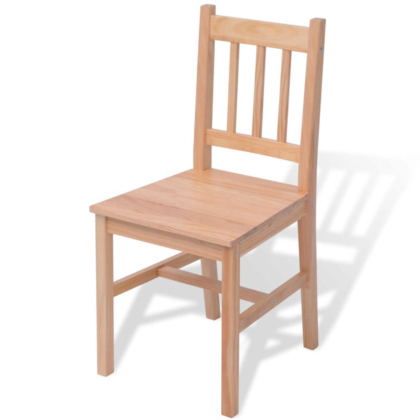 vidaXL Seven-Piece Dining Set Pine Wood