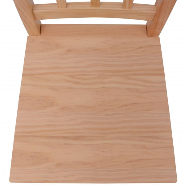 vidaXL Seven-Piece Dining Set Pine Wood