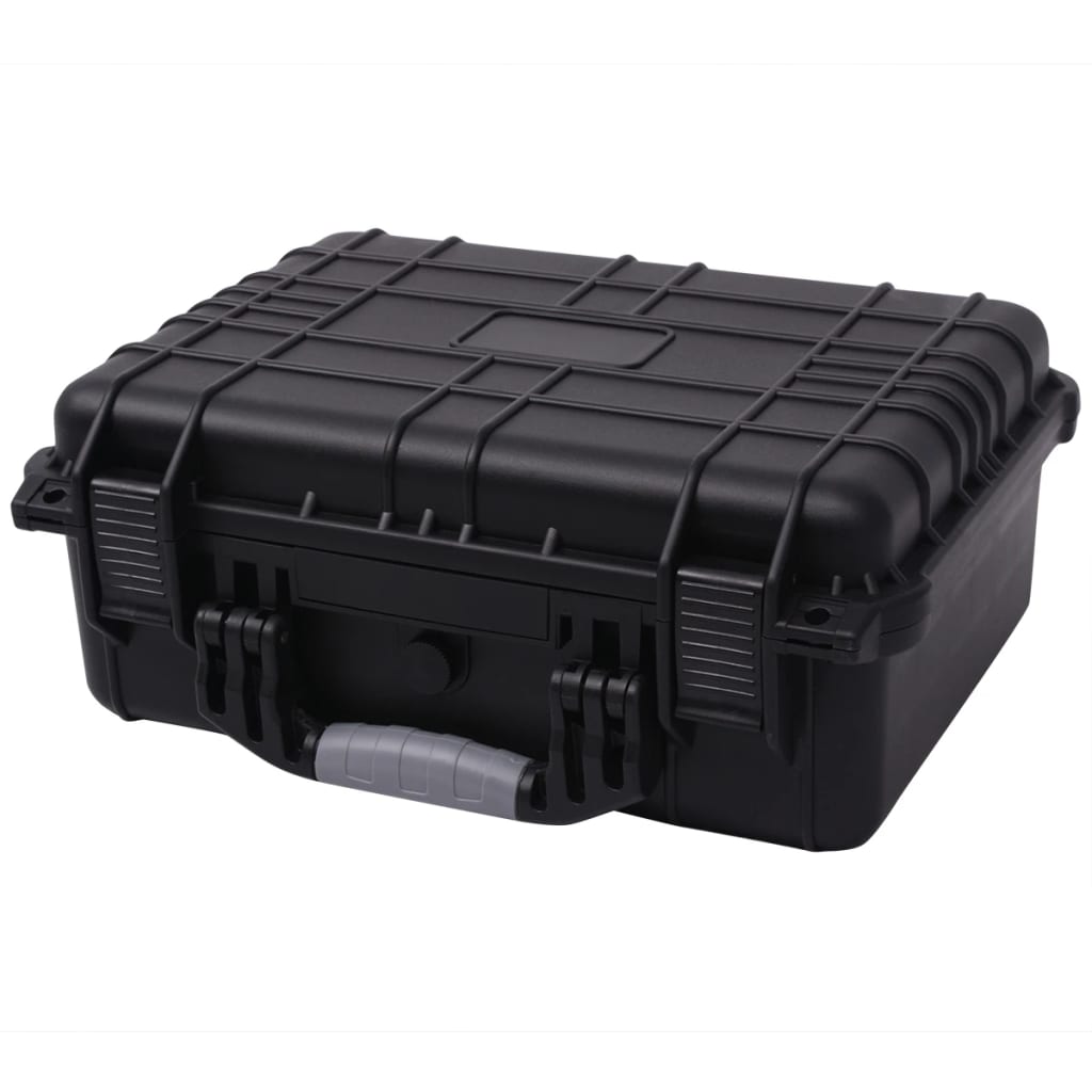 vidaXL Hazardous Material Case Black 40.6x33x17.4 cm