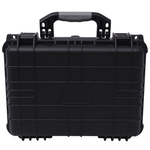 vidaXL Hazardous Material Case Black 40.6x33x17.4 cm