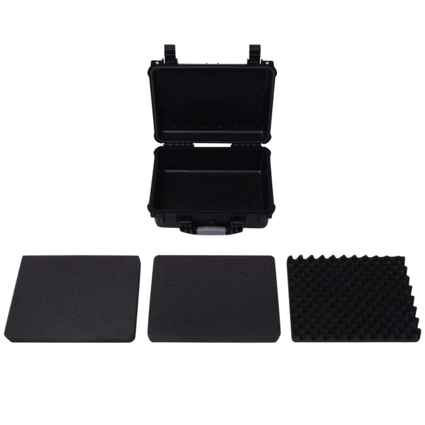 vidaXL Hazardous Material Case Black 40.6x33x17.4 cm