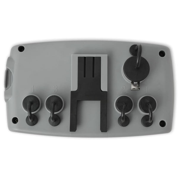 vidaXL Automatic Irrigation Timer with 4 Zones 3 V