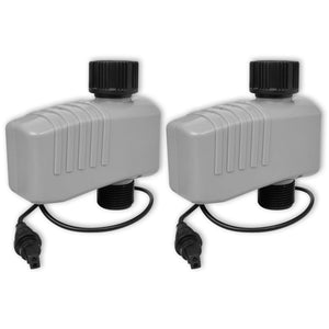 vidaXL Automatic Irrigation Timer with 4 Zones 3 V