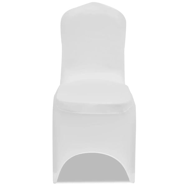 vidaXL Stretch Chair Cover 4 pcs White