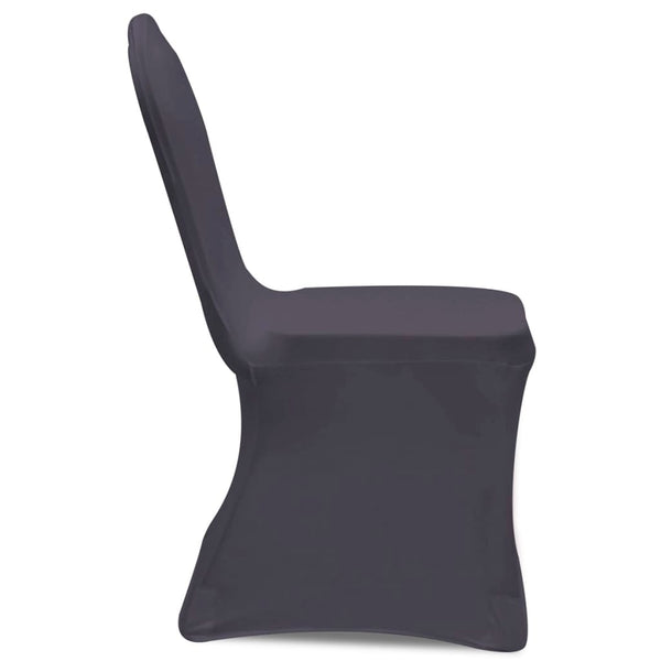 vidaXL Stretch Chair Covers 6 pcs Anthracite