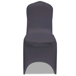 vidaXL Stretch Chair Cover 4 pcs Anthracite
