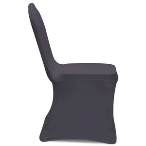 vidaXL Stretch Chair Cover 4 pcs Anthracite