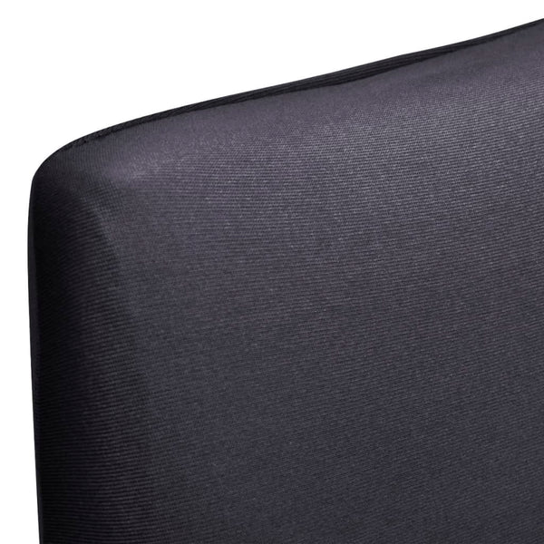 vidaXL Stretch Chair Covers Straight 4 pcs. Anthracite