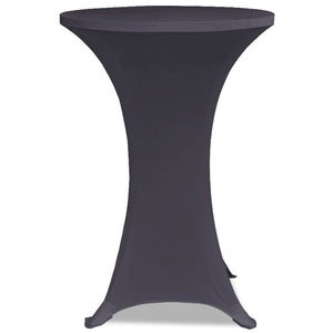 vidaXL Table Cover Stretch Cover 2 pcs 60 cm Anthracite