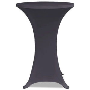 vidaXL Table Cover Stretch Cover 2 pcs 70 cm Anthracite