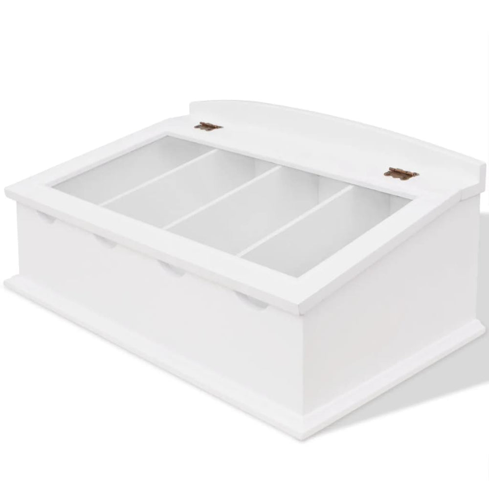 vidaXL Cutlery Drawer MDF White Baroque Style