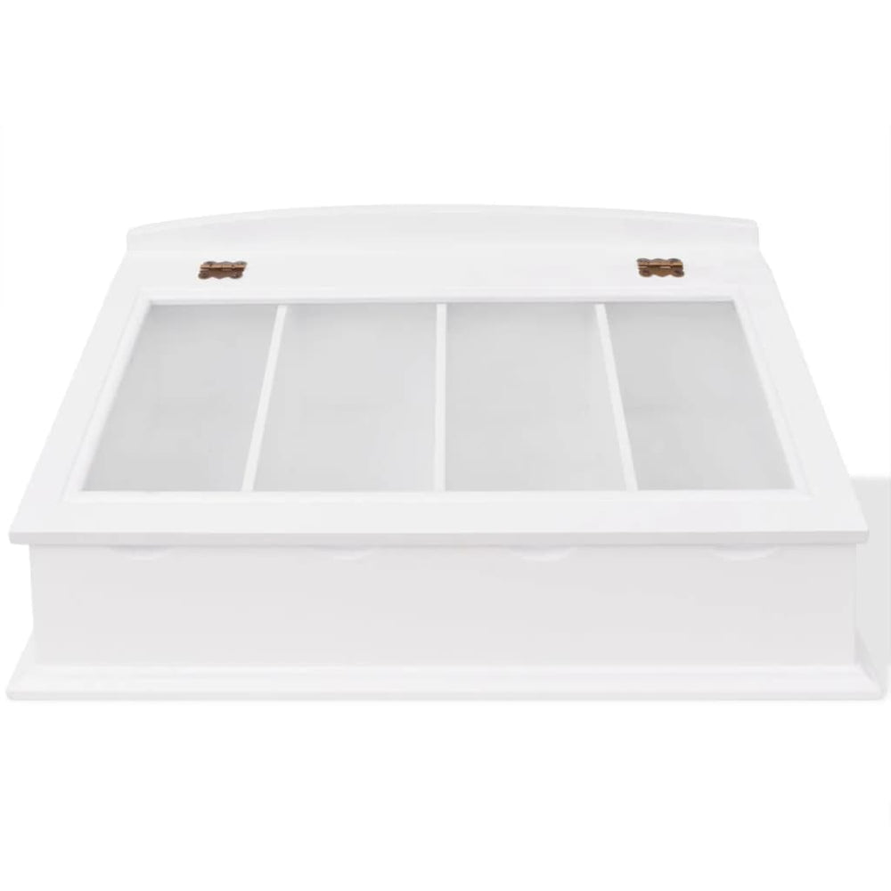 vidaXL Cutlery Drawer MDF White Baroque Style