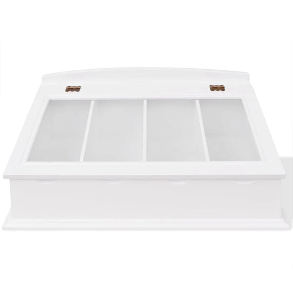 vidaXL Cutlery Drawer MDF White Baroque Style