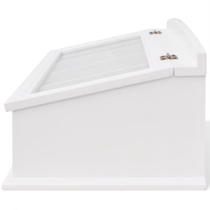 vidaXL Cutlery Drawer MDF White Baroque Style