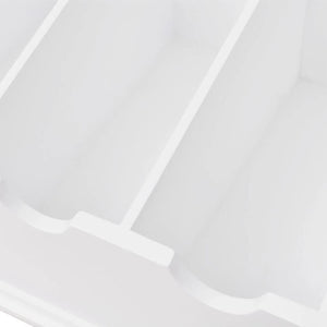 vidaXL Cutlery Drawer MDF White Baroque Style