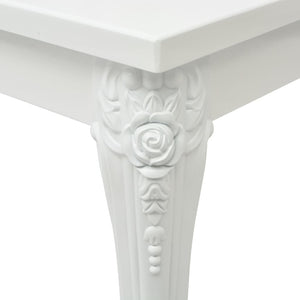 vidaXL Coffee Table 80x80x42 cm High Gloss White