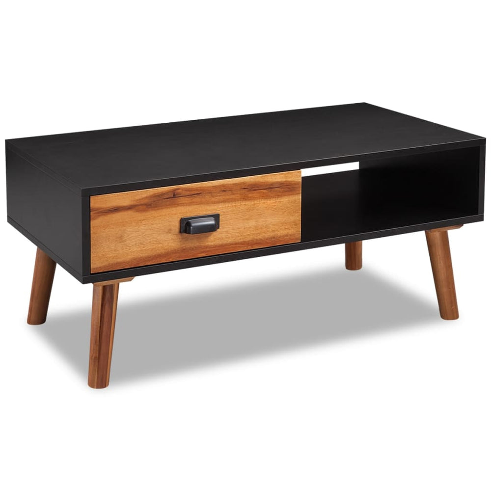 vidaXL Solid Acacia Wood Coffee Table 90 x 50 x 40 cm