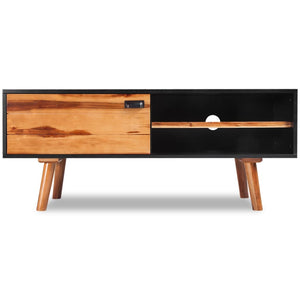 vidaXL TV Cabinet Solid Acacia Wood 120x35x50 cm