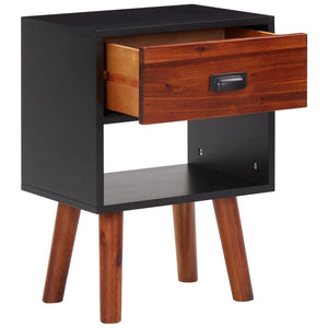 Nachttisch Akazienholz Massiv 40x30x57 cm