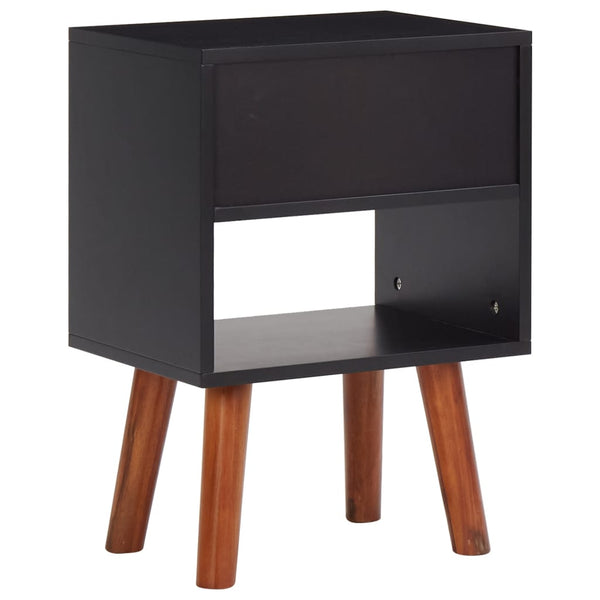 vidaXL Nightstand Solid Acacia Wood 40x30x57 cm