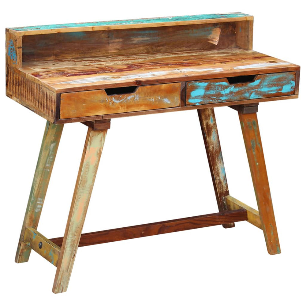 vidaXL Reclaimed Wood Desk