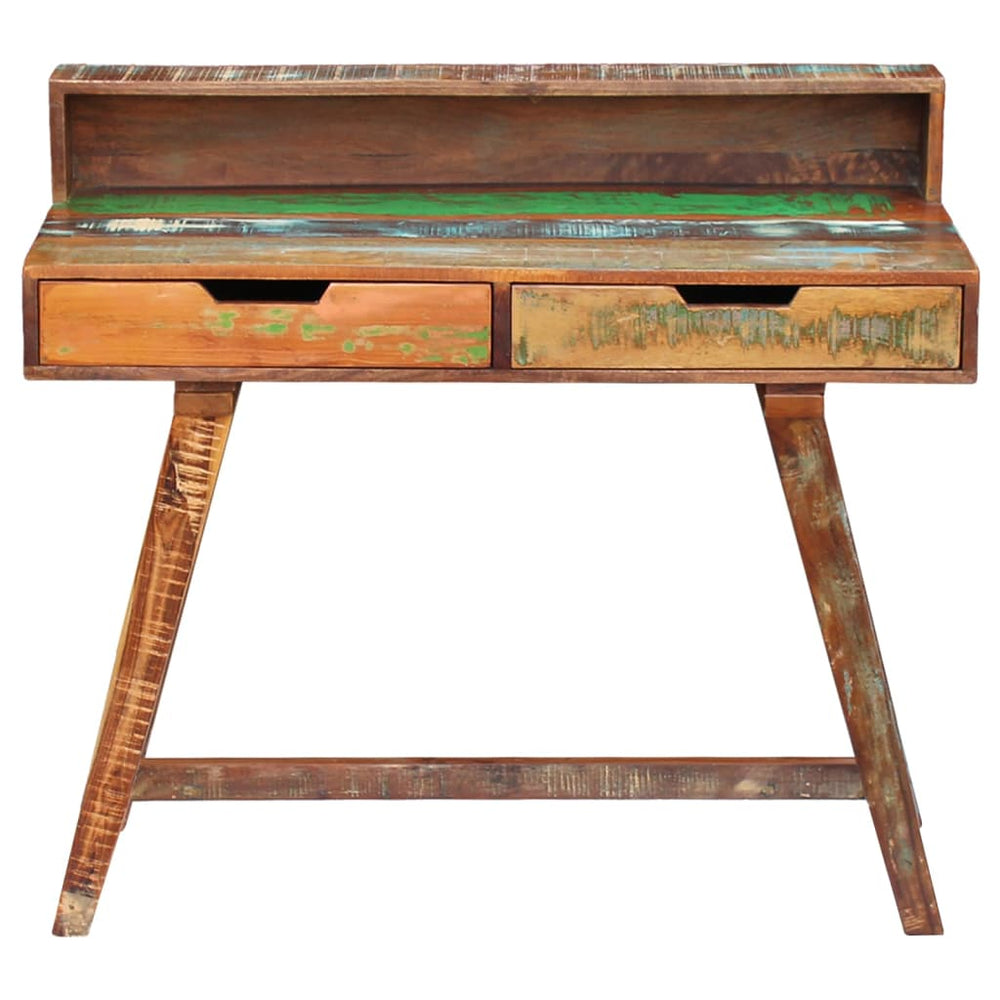vidaXL Reclaimed Wood Desk