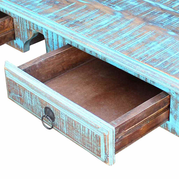 vidaXL Reclaimed Wood Desk