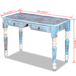 vidaXL Reclaimed Wood Desk