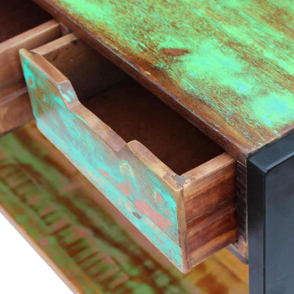 vidaXL Sideboard with 3 Drawers Solid Reclaimed Wood