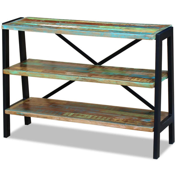 vidaXL Sideboard with 3 Shelves Reclaimed Wood