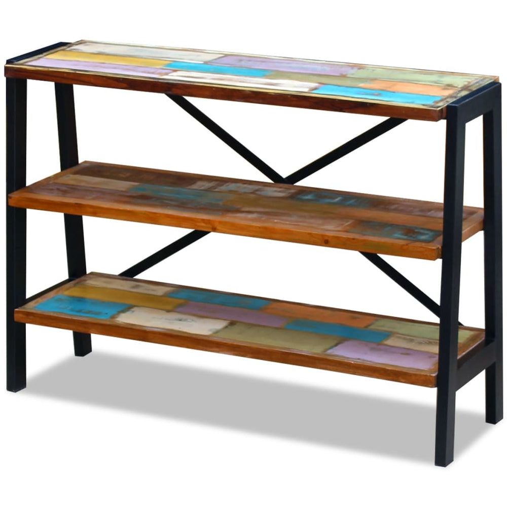 vidaXL Sideboard with 3 Shelves Reclaimed Wood