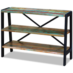 vidaXL Sideboard with 3 Shelves Reclaimed Wood