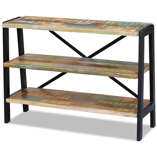 vidaXL Sideboard with 3 Shelves Reclaimed Wood