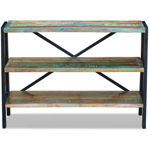 vidaXL Sideboard with 3 Shelves Reclaimed Wood