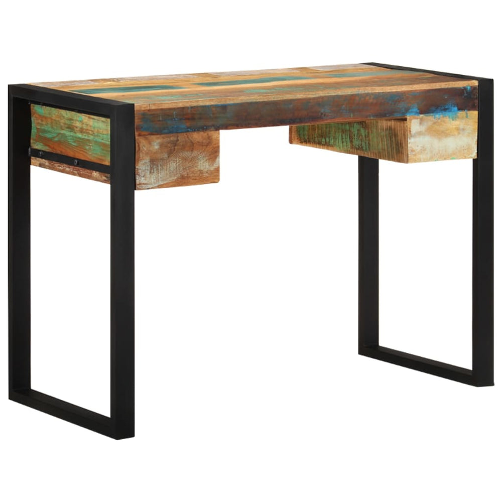 vidaXL Reclaimed Wood Desk