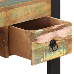 vidaXL Reclaimed Wood Desk