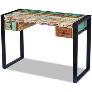 vidaXL Reclaimed Wood Desk