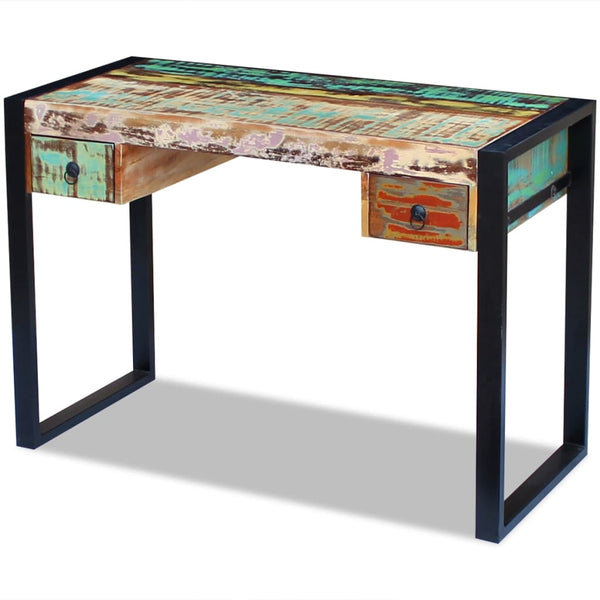 vidaXL Reclaimed Wood Desk
