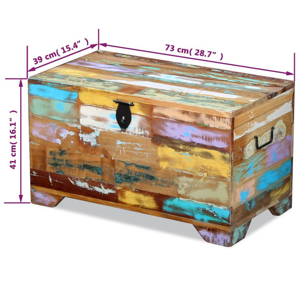 vidaXL Chest Reclaimed Solid Wood
