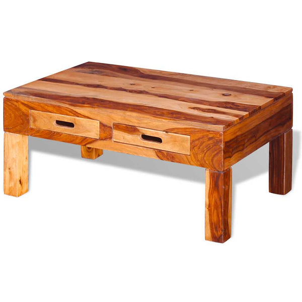 vidaXL Coffee Table Solid Acacia Wood