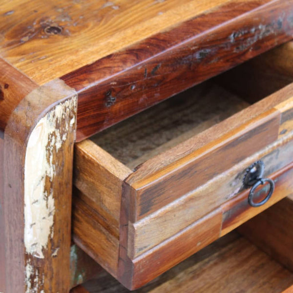 vidaXL Nightstand Solid Reclaimed Wood 43x33x51 cm